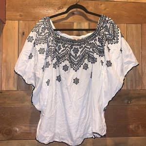 Gibson Latimer 2x white cotton top